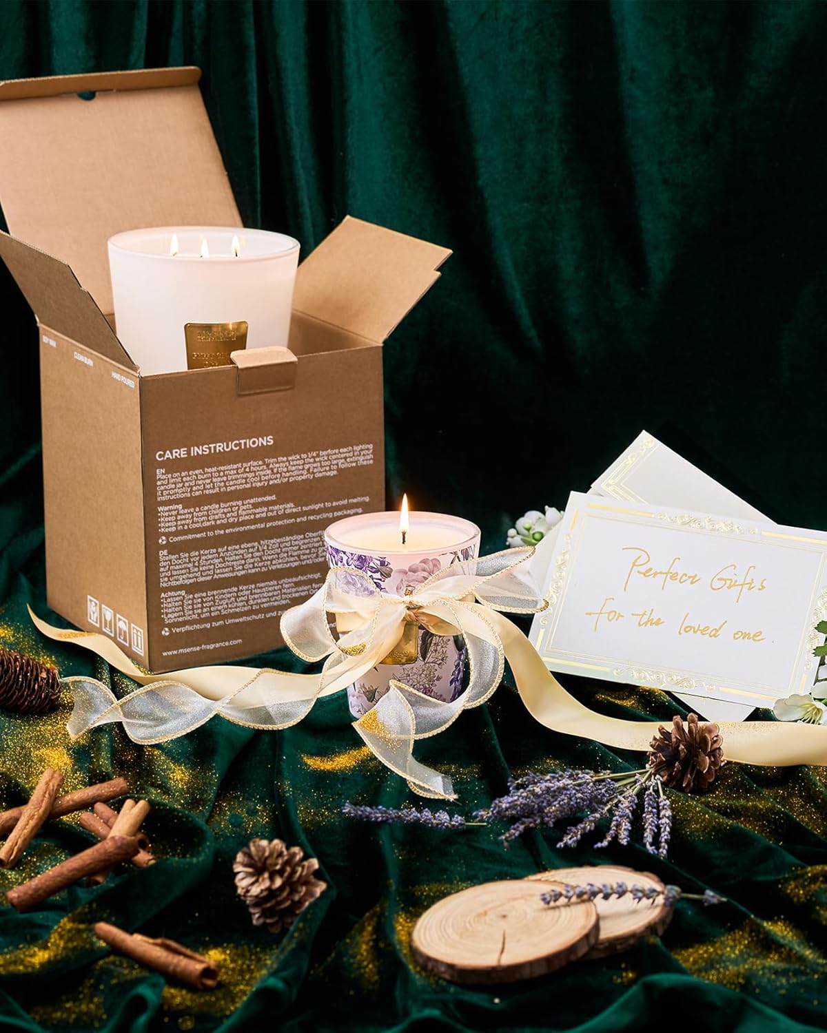 Bougie parfumée pour une décoration apaisante et une ambiance chaleureuse – Image 8
