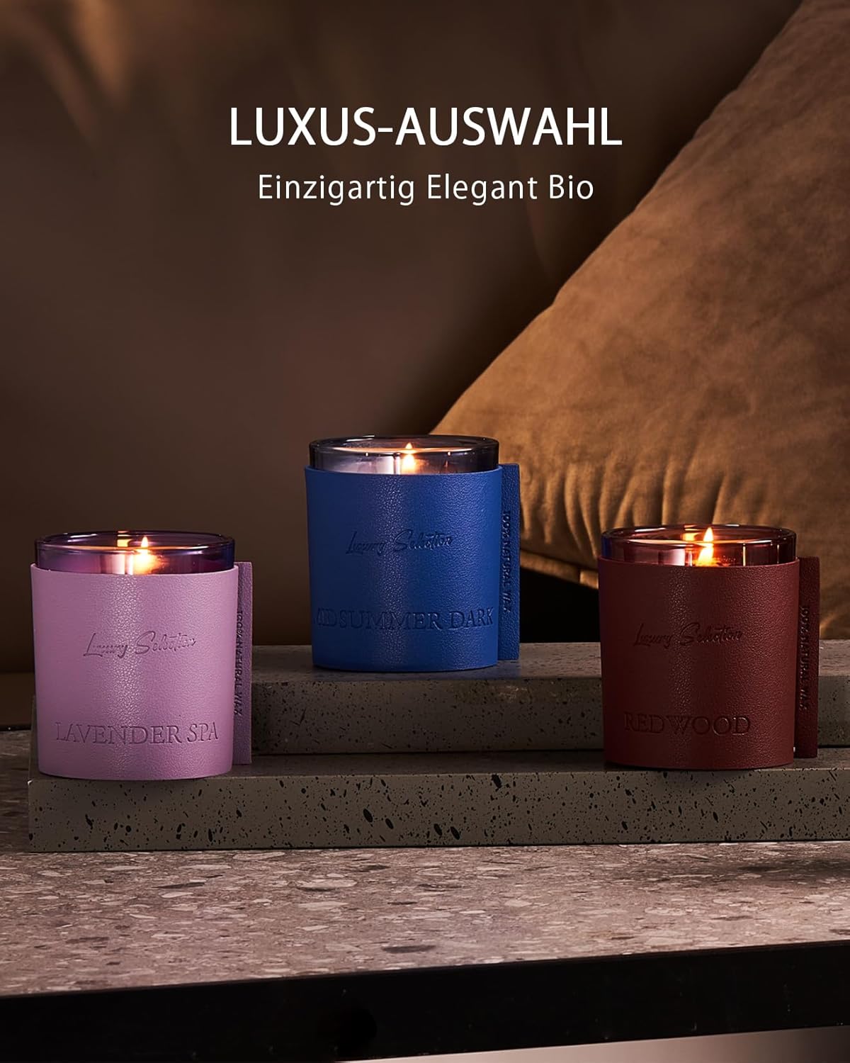 Bougie parfumée pour une ambiance apaisante - Idéale pour la décoration et la détente – Image 7