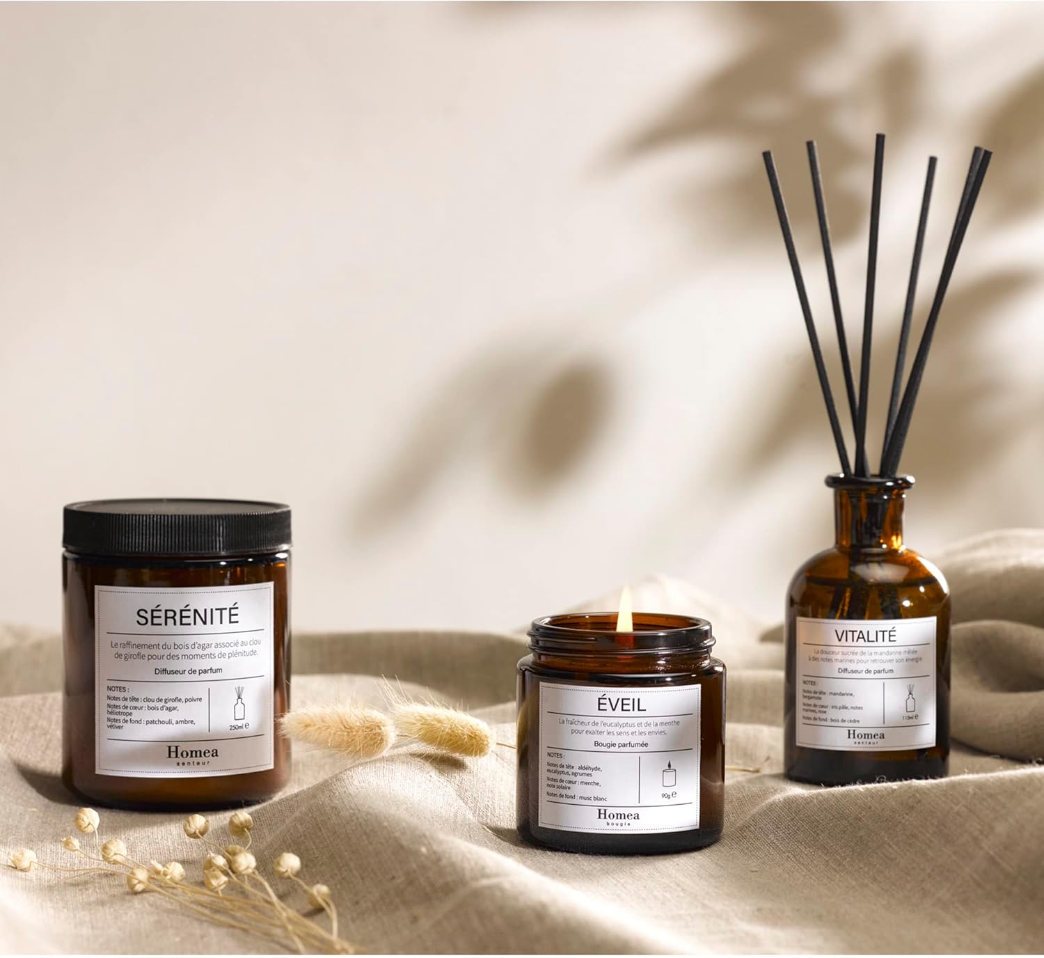 Bougie parfumée pour une décoration élégante et une ambiance chaleureuse – Image 2