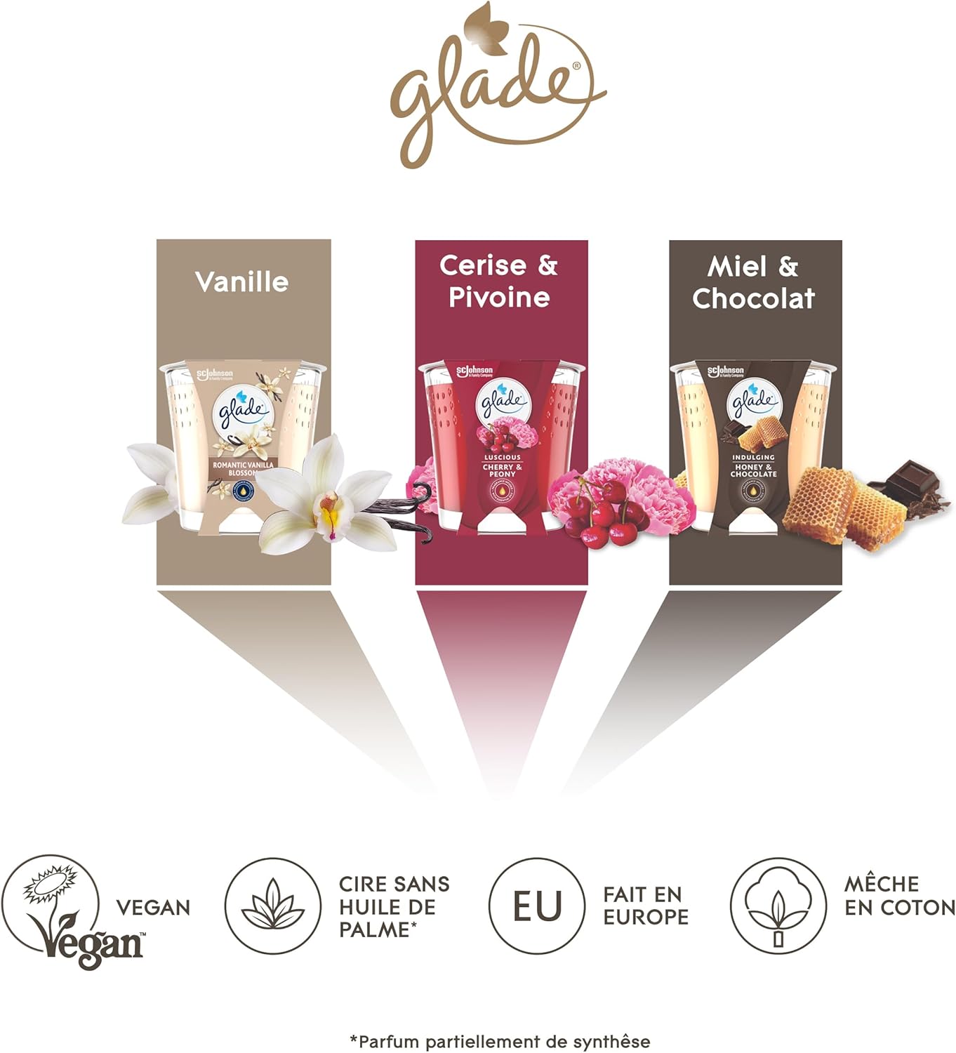 Bougie parfumée pour une décoration élégante, créant une ambiance chaleureuse – Image 6