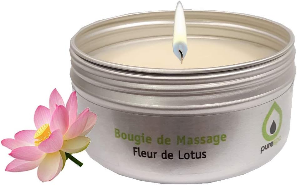 Bougie parfumée pour une décoration élégante, créant une ambiance chaleureuse