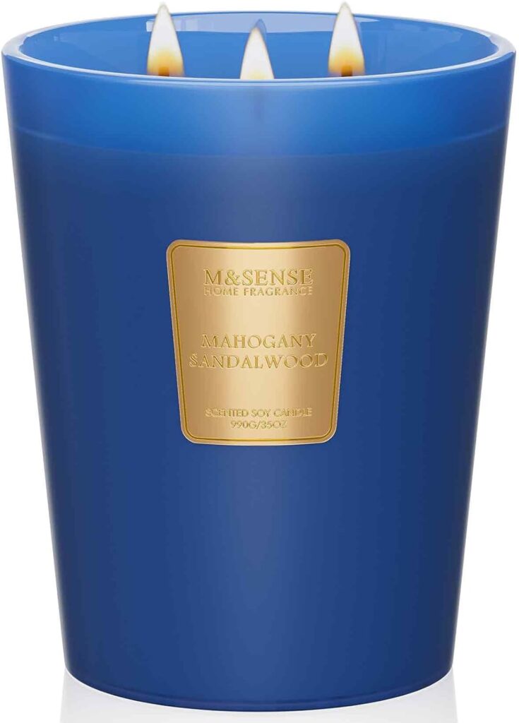 Bougie parfumée pour une décoration apaisante et une ambiance chaleureuse
