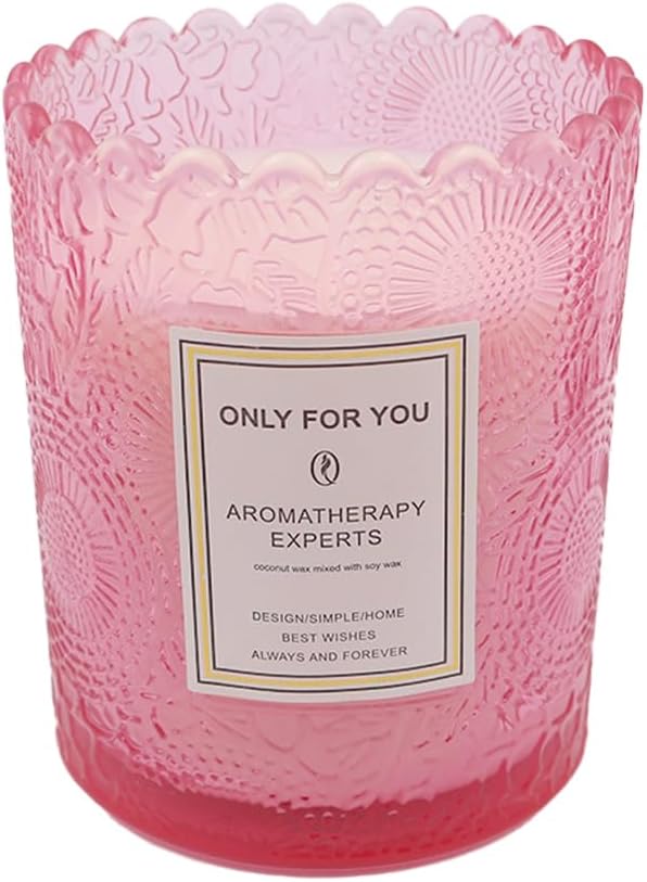 Bougie parfumée pour une décoration élégante, créant une ambiance chaleureuse