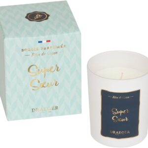 Bougie parfumée pour une ambiance chaleureuse, idéale pour la détente et les soirées cocooning