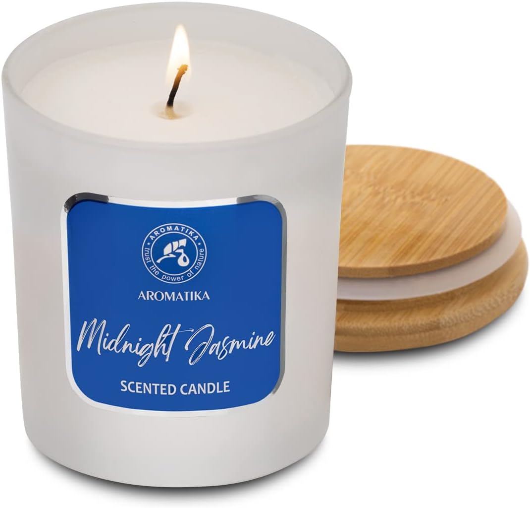 Bougie parfumée pour une décoration élégante, créant une ambiance chaleureuse – Image 3