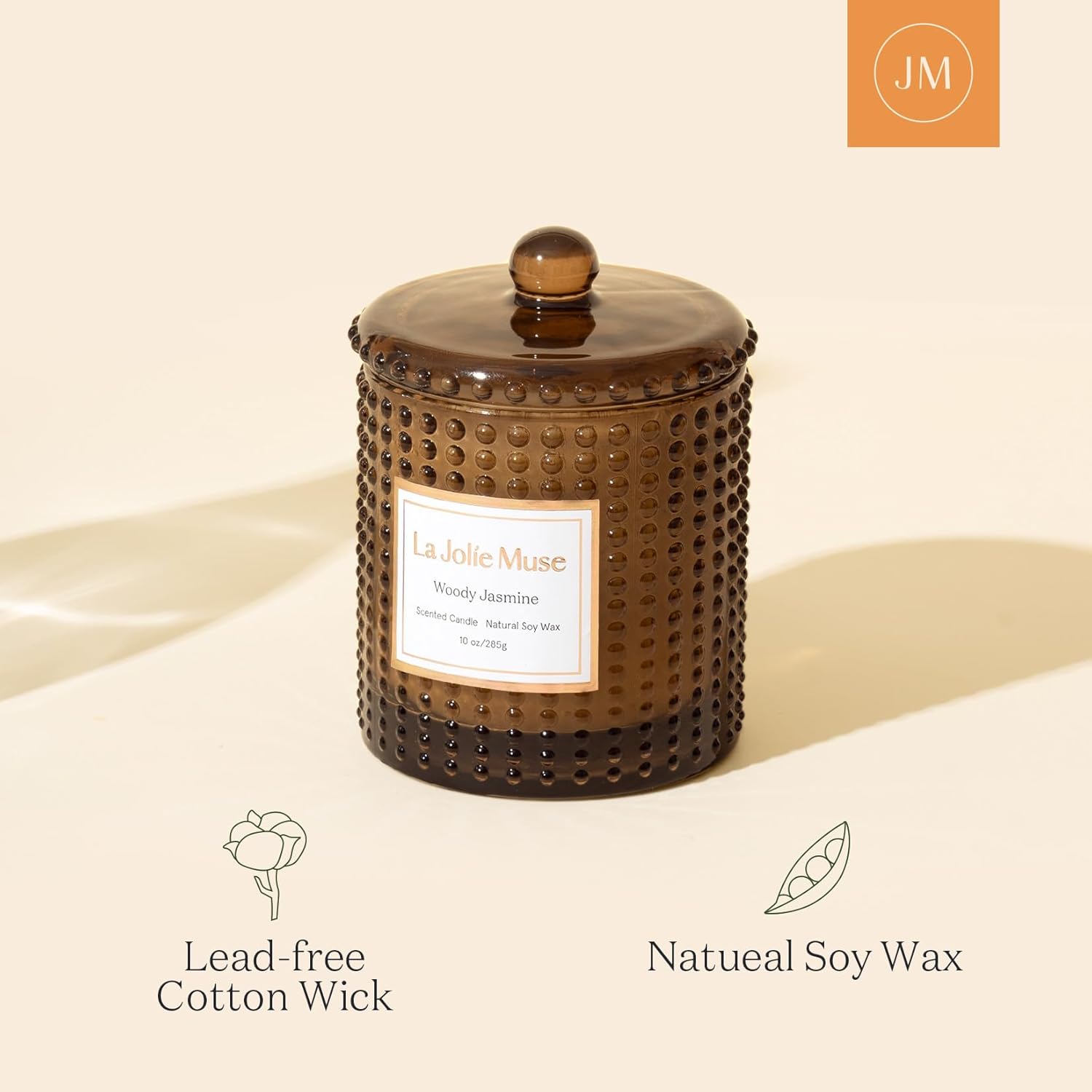 Bougie parfumée pour une décoration élégante, créant une ambiance chaleureuse – Image 5