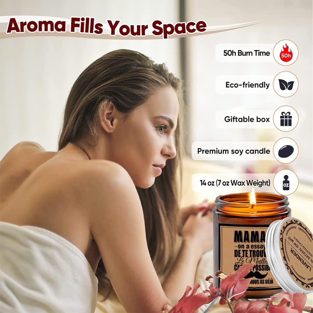 Bougie parfumée pour une décoration élégante, créant une ambiance chaleureuse – Image 7