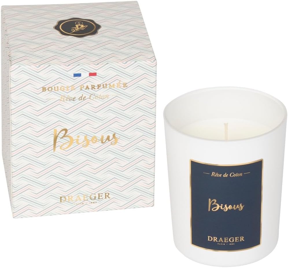 Bougie parfumée pour une décoration élégante, créant une ambiance chaleureuse