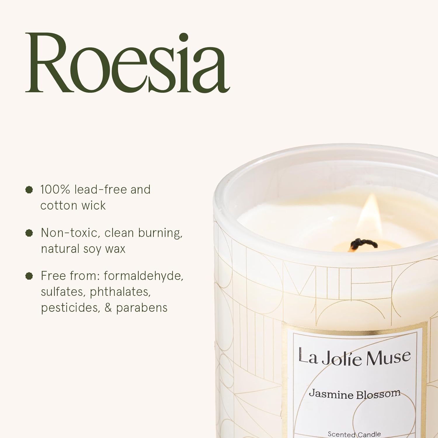 Bougie parfumée pour une décoration élégante et une ambiance chaleureuse – Image 6