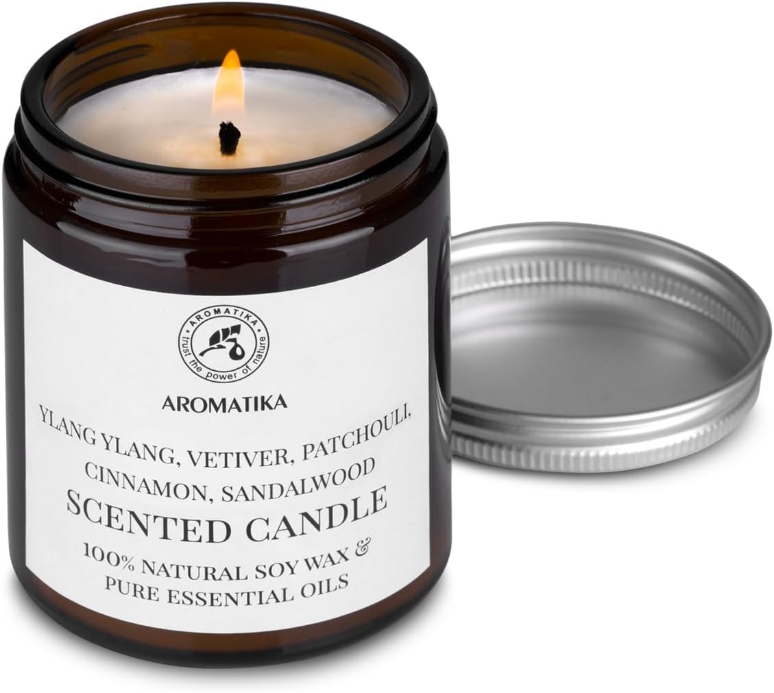 Bougie parfumée pour une ambiance chaleureuse lors de vos soirées détente – Image 2
