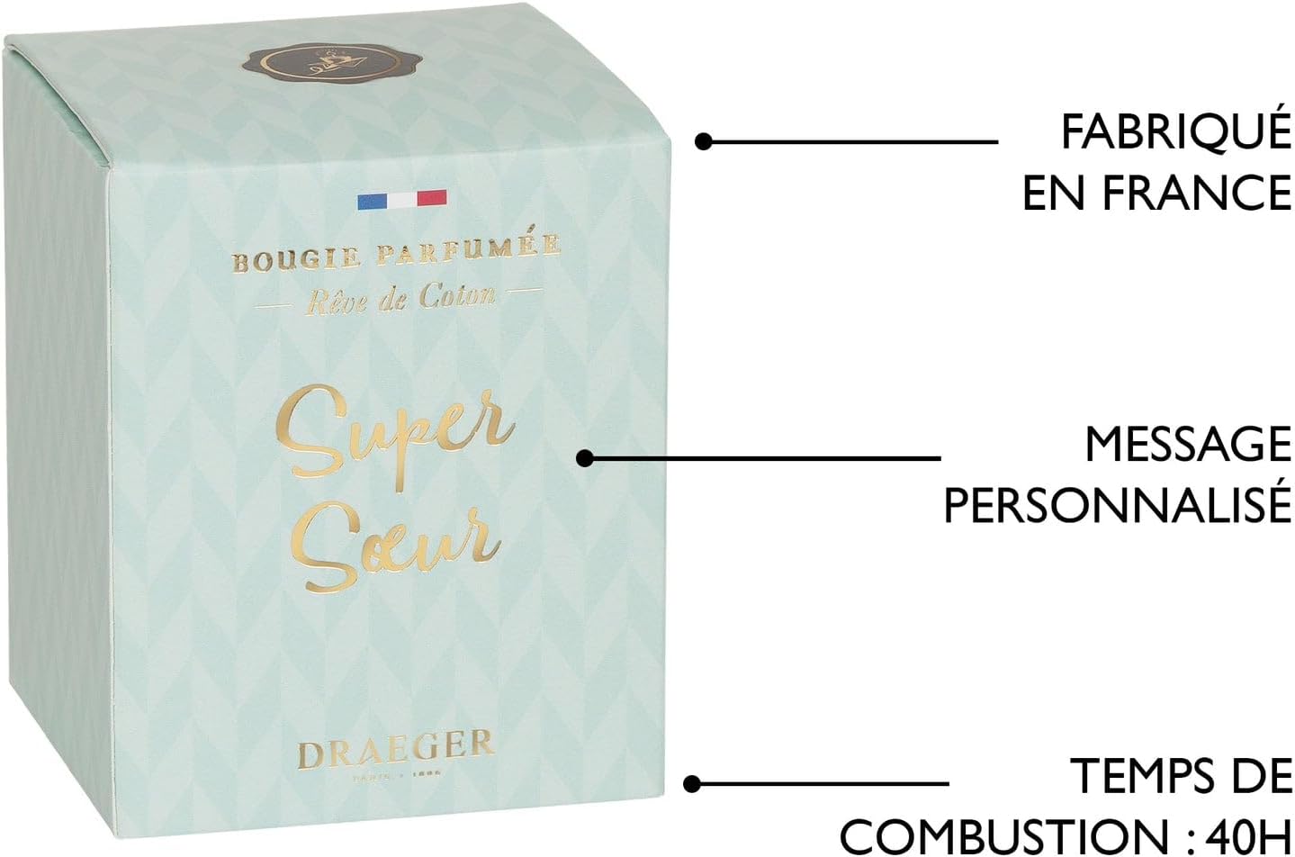 Bougie parfumée pour une ambiance chaleureuse, idéale pour la détente et les soirées cocooning – Image 4