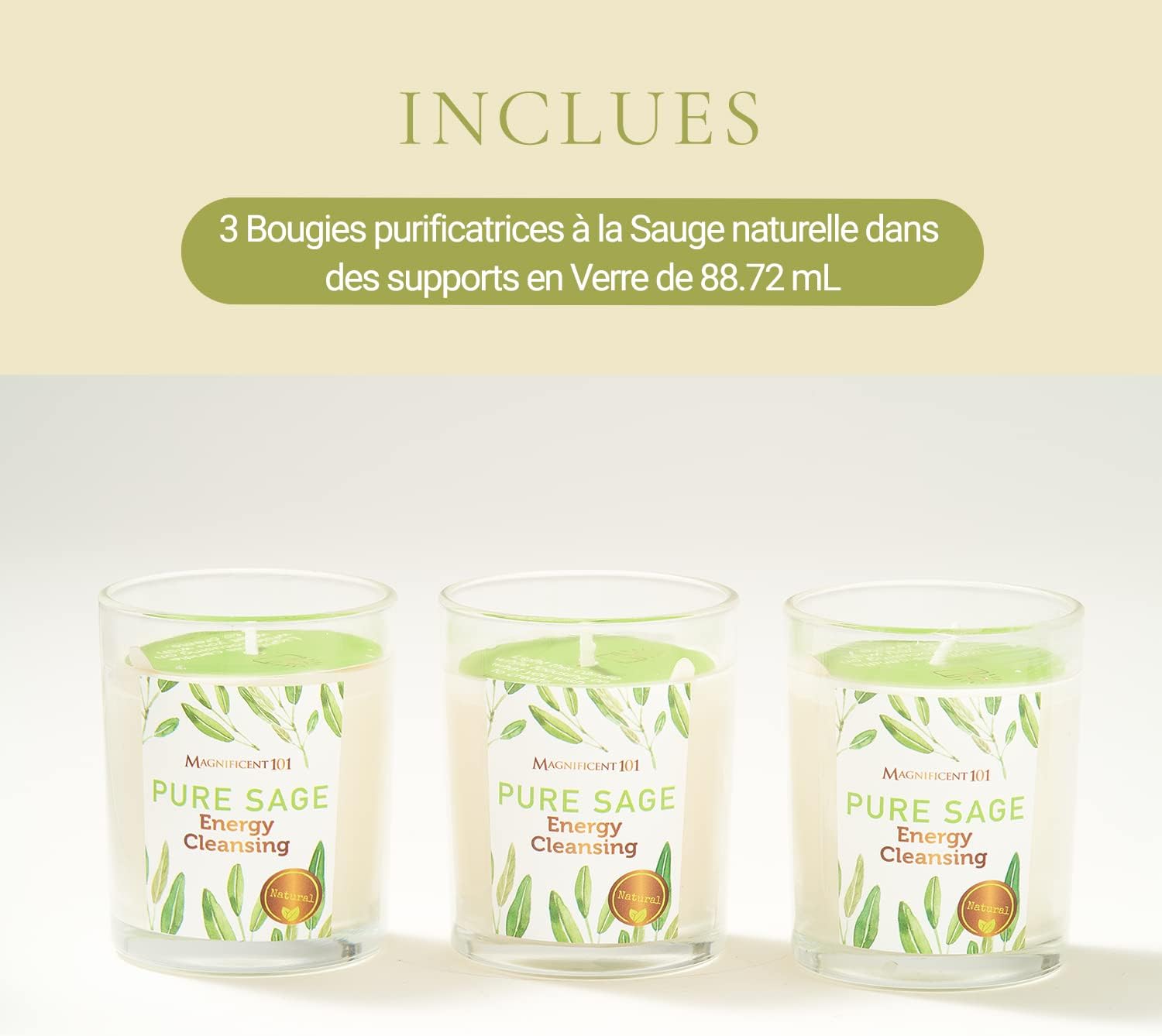 Bougie parfumée pour la détente - Créez une ambiance chaleureuse et relaxante – Image 3