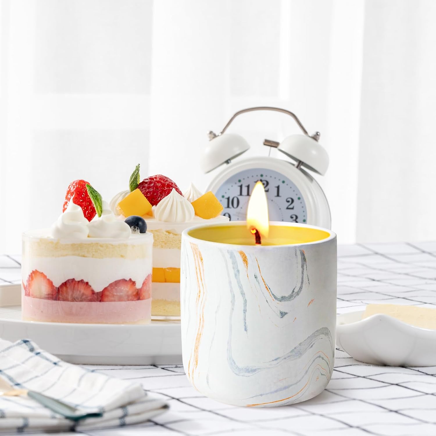 Bougie parfumée pour la détente - Créez une ambiance chaleureuse à la maison – Image 6