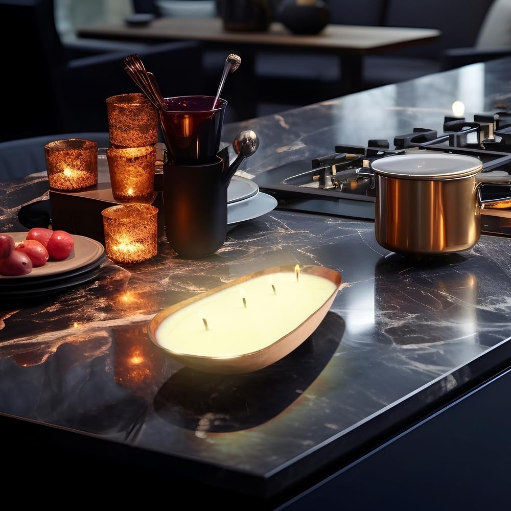 Bougie parfumée pour une décoration apaisante : créez une ambiance chaleureuse chez vous – Image 2