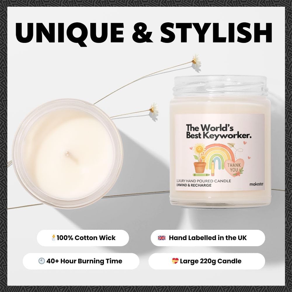 Bougie parfumée pour une décoration chaleureuse et une ambiance relaxante – Image 3