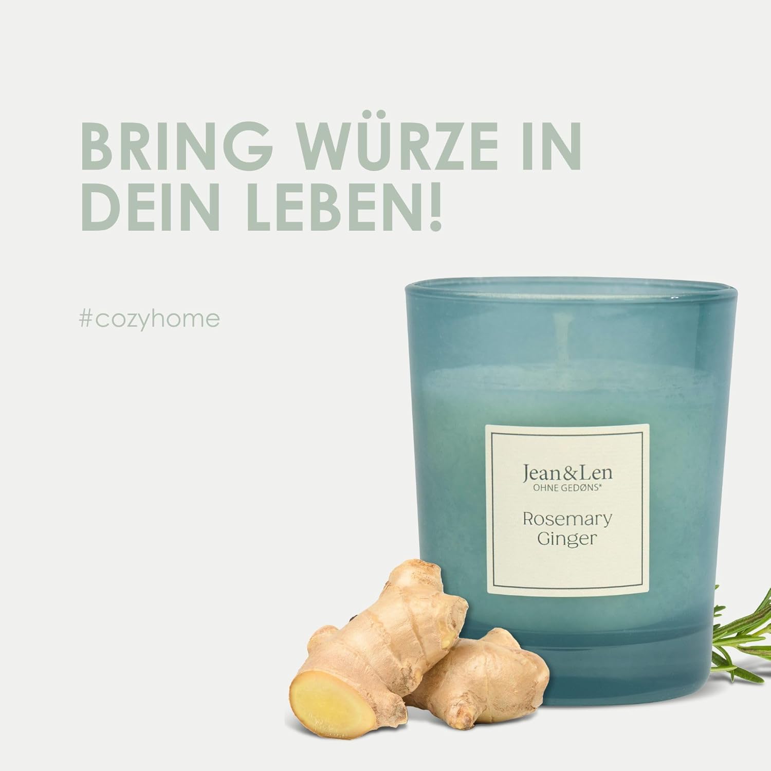 Bougie parfumée pour une décoration apaisante, créant une ambiance chaleureuse – Image 3