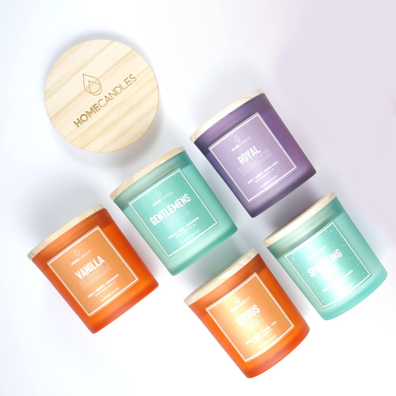 Bougie parfumée pour une décoration apaisante - Créez une ambiance chaleureuse et relaxante – Image 3