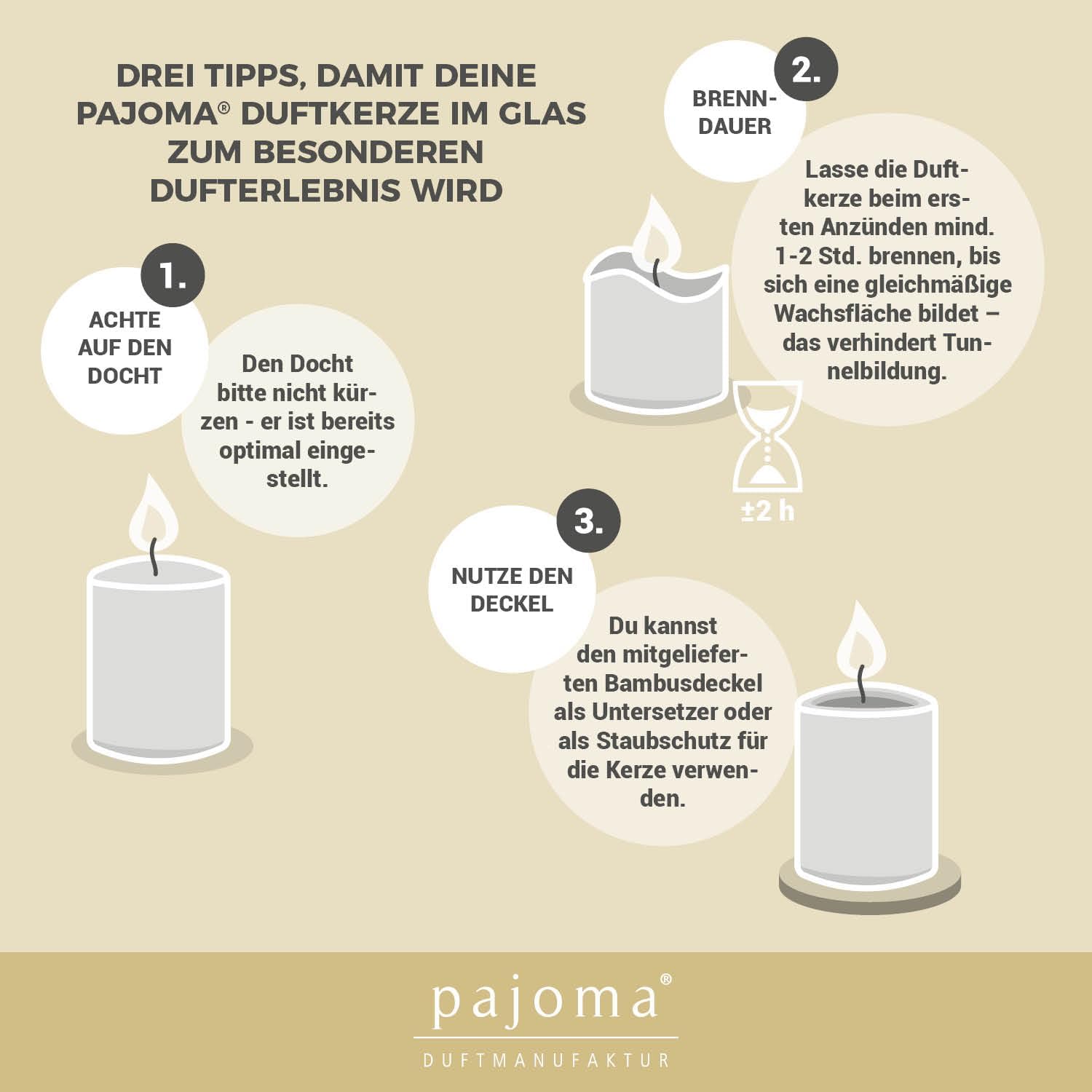 Bougie parfumée pour une décoration élégante, créant une ambiance chaleureuse – Image 5