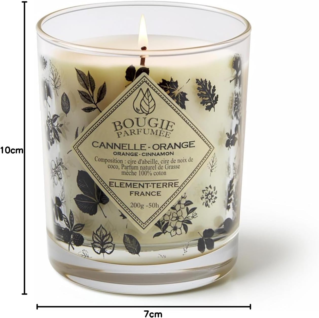 Bougie parfumée pour la décoration intérieure, créant une ambiance chaleureuse et apaisante – Image 7
