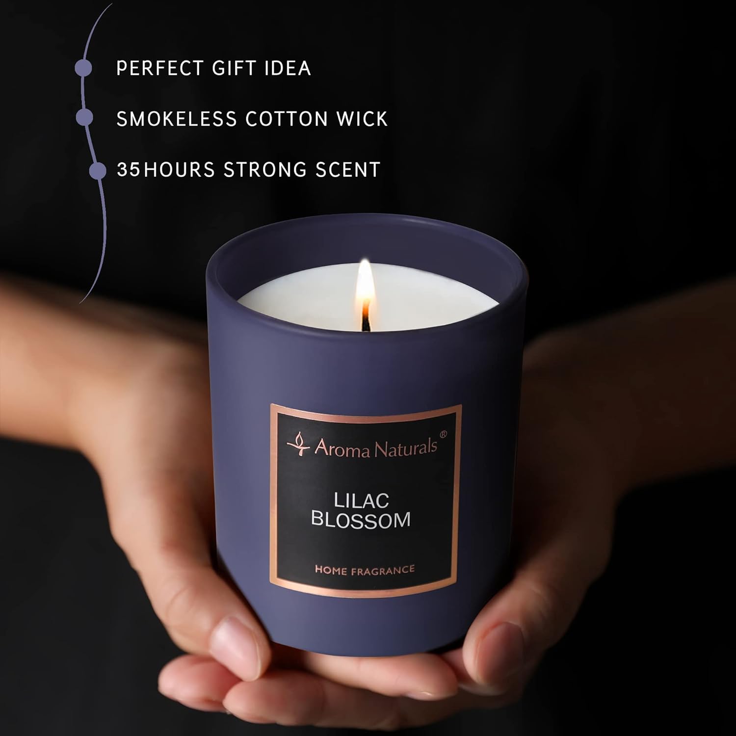 Bougie parfumée pour une ambiance chaleureuse et relaxante
Idéale pour la décoration ou comme cadeau – Image 3