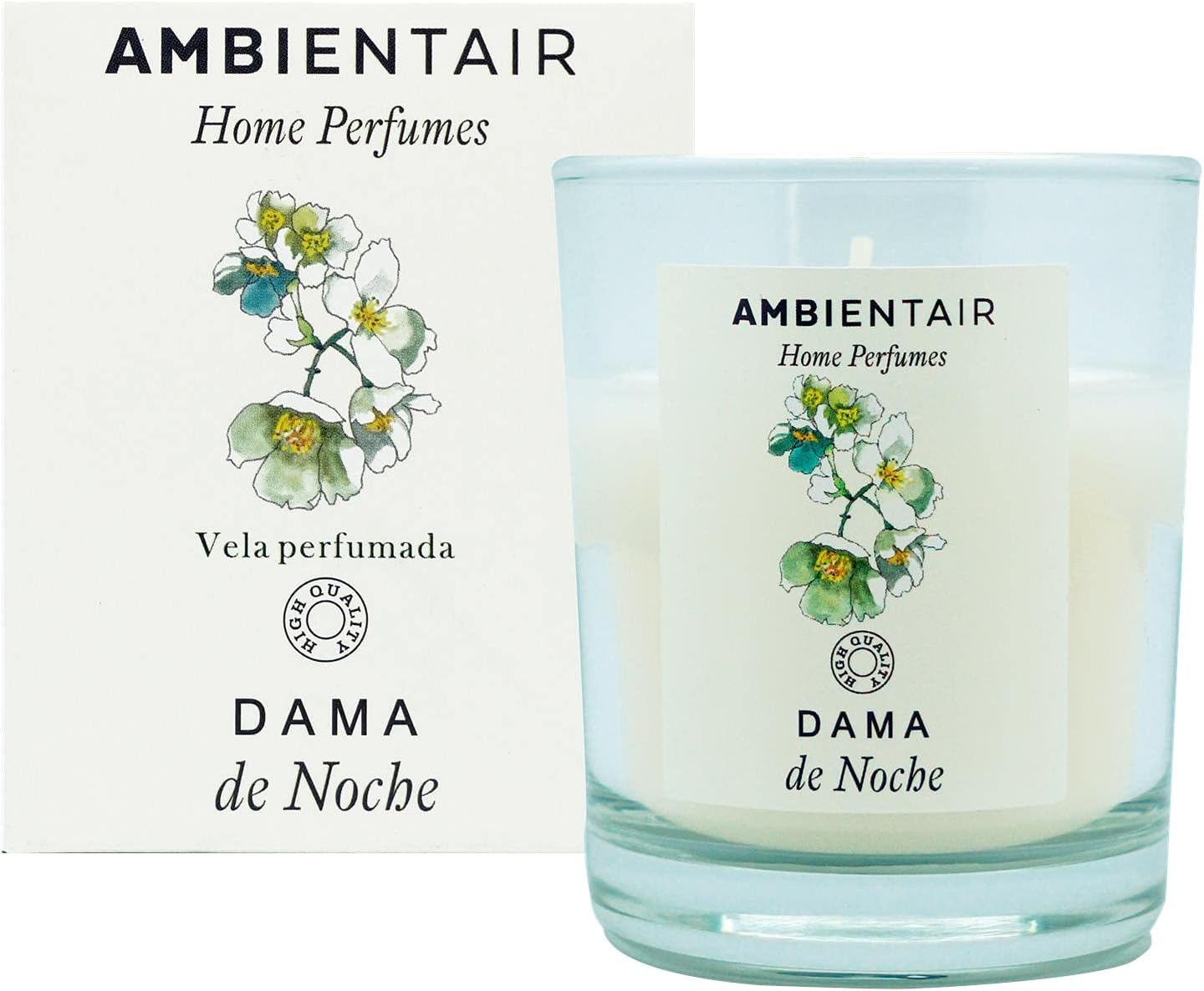 Bougie parfumée pour une décoration élégante, créant une ambiance chaleureuse