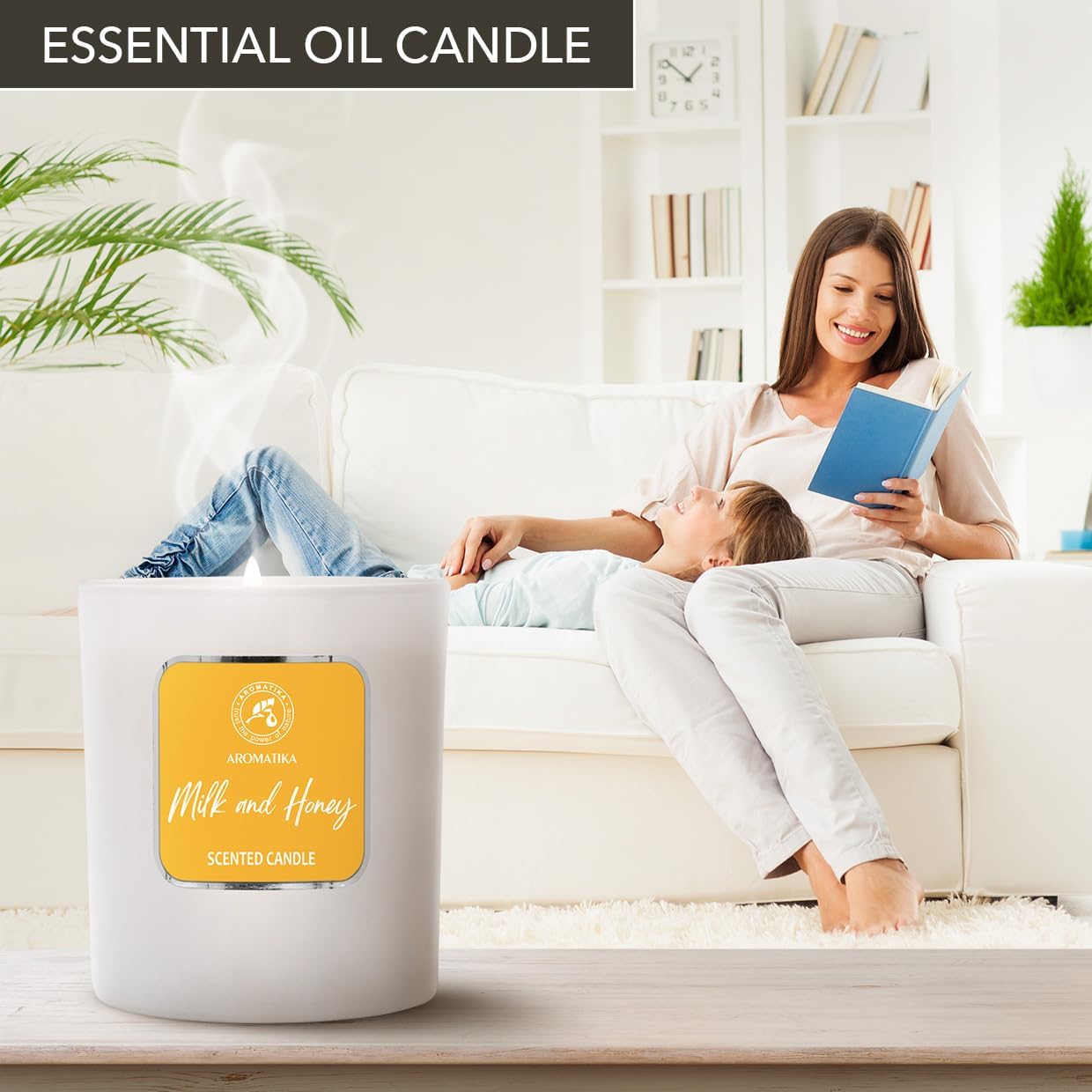 Bougie parfumée pour une ambiance chaleureuse en décoration intérieure – Image 5
