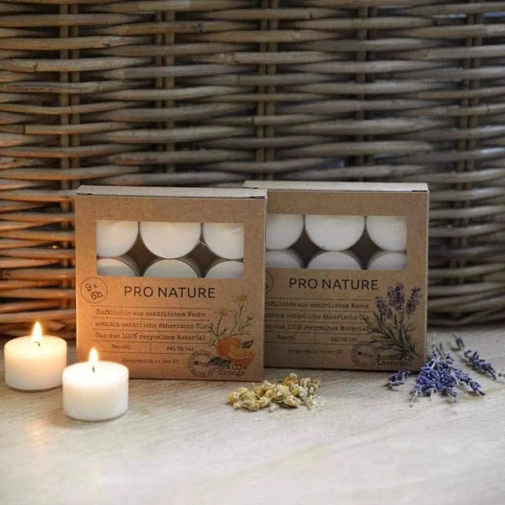 Bougie parfumée pour une décoration apaisante, créant une ambiance chaleureuse – Image 2