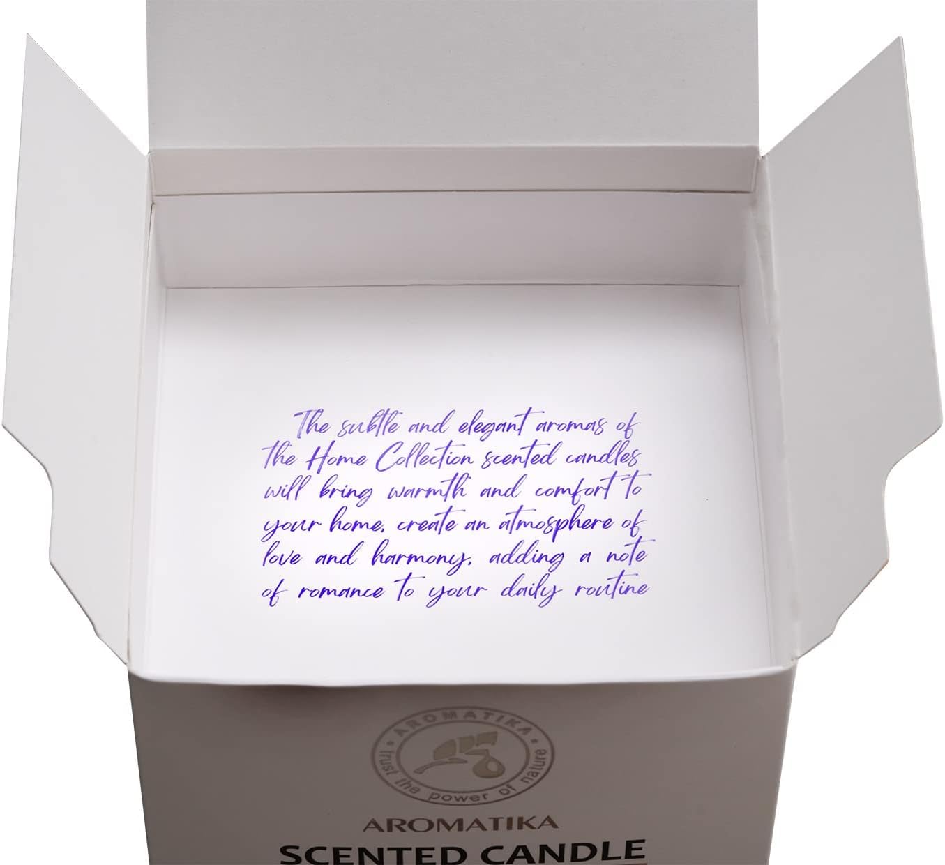 Bougie parfumée pour une décoration élégante, créant une ambiance chaleureuse – Image 2