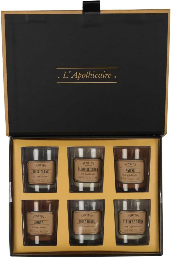 Bougie parfumée pour une décoration élégante et une ambiance chaleureuse