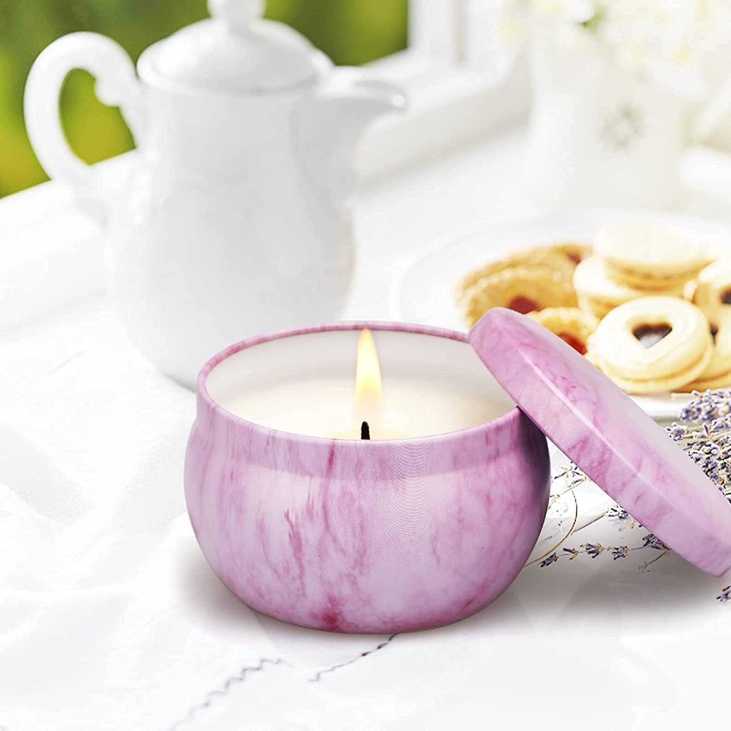 Bougie parfumée pour une décoration élégante, ambiance chaleureuse et détente assurée – Image 4