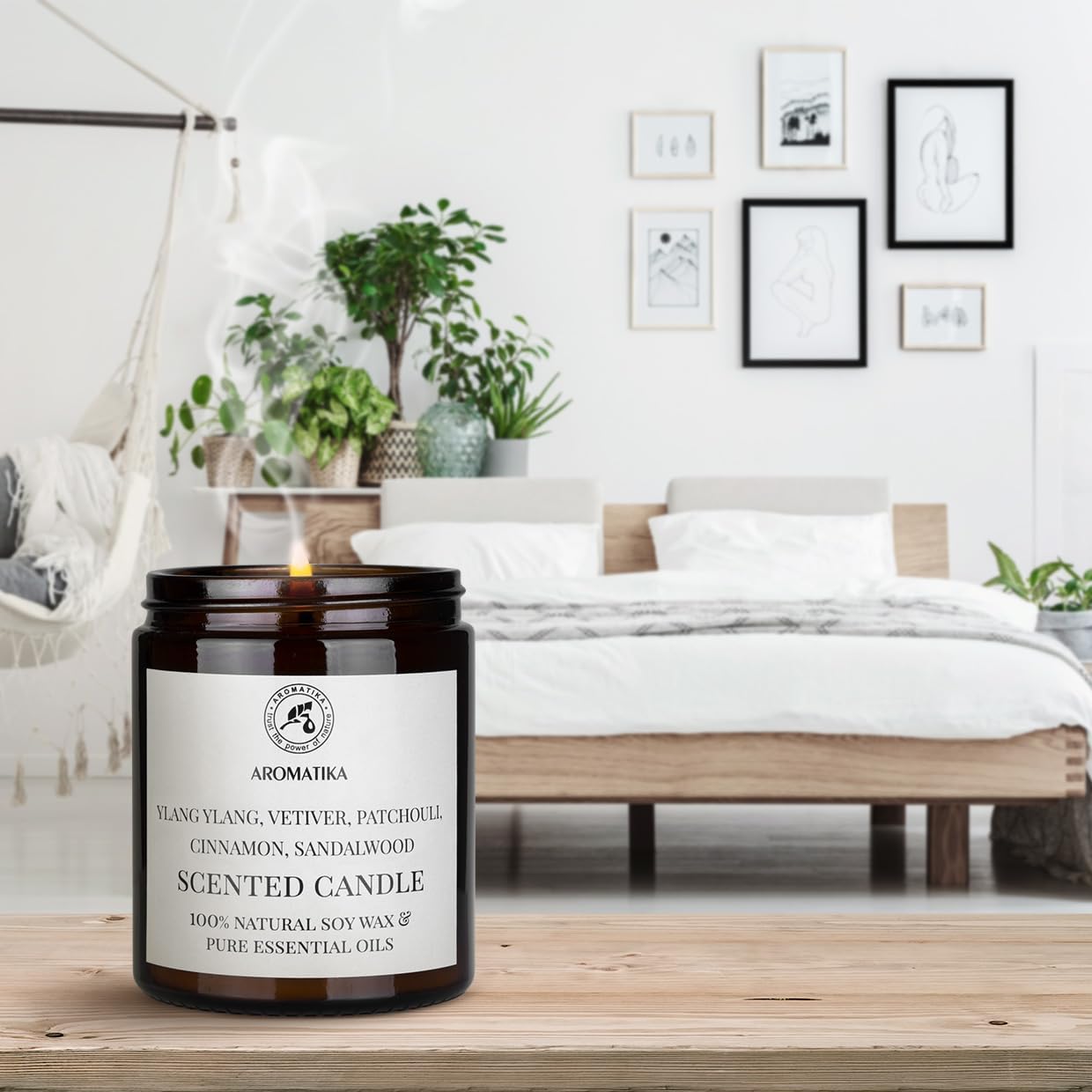 Bougie parfumée pour une ambiance chaleureuse lors de vos soirées détente – Image 7