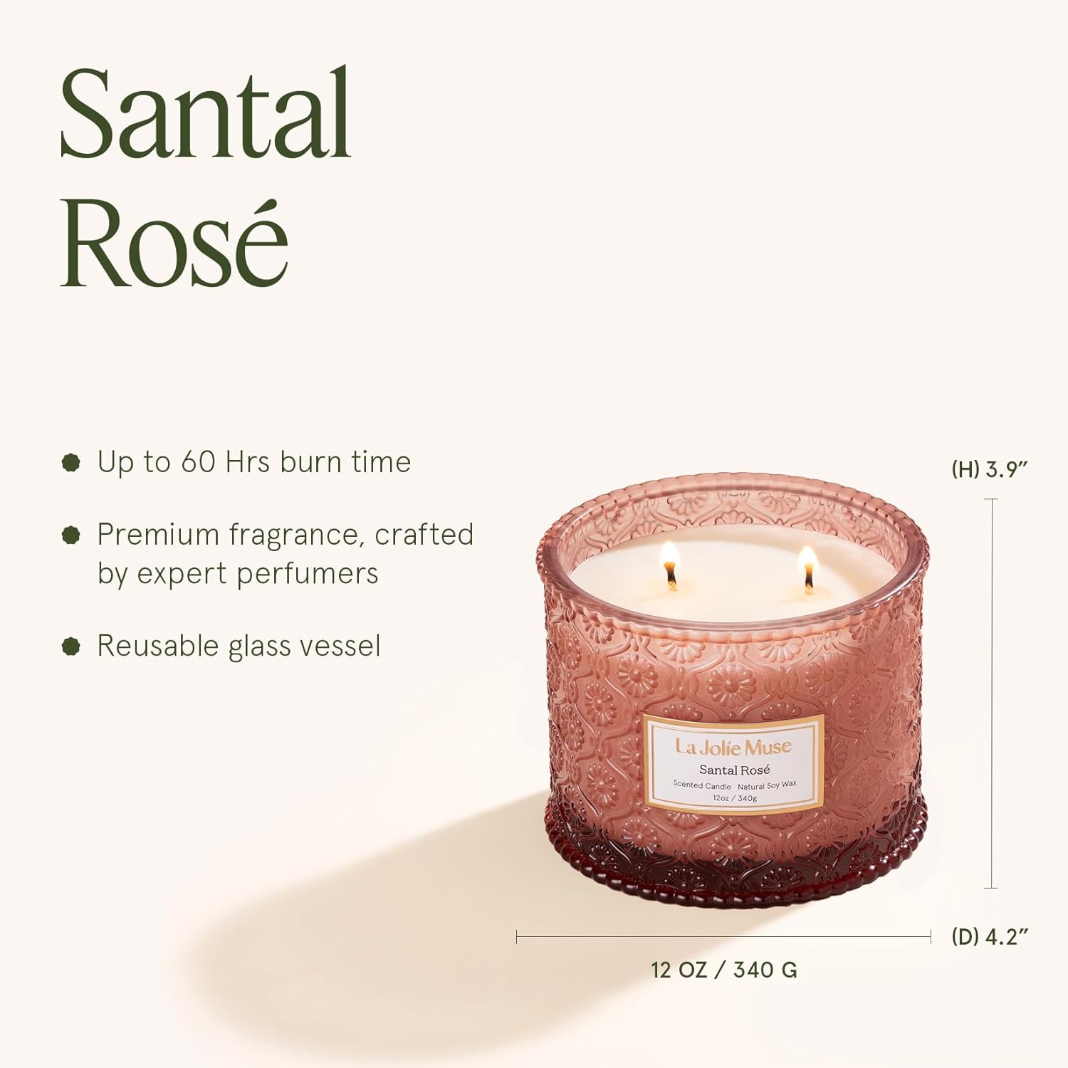 Bougie parfumée pour une décoration élégante - Créez une ambiance chaleureuse – Image 5