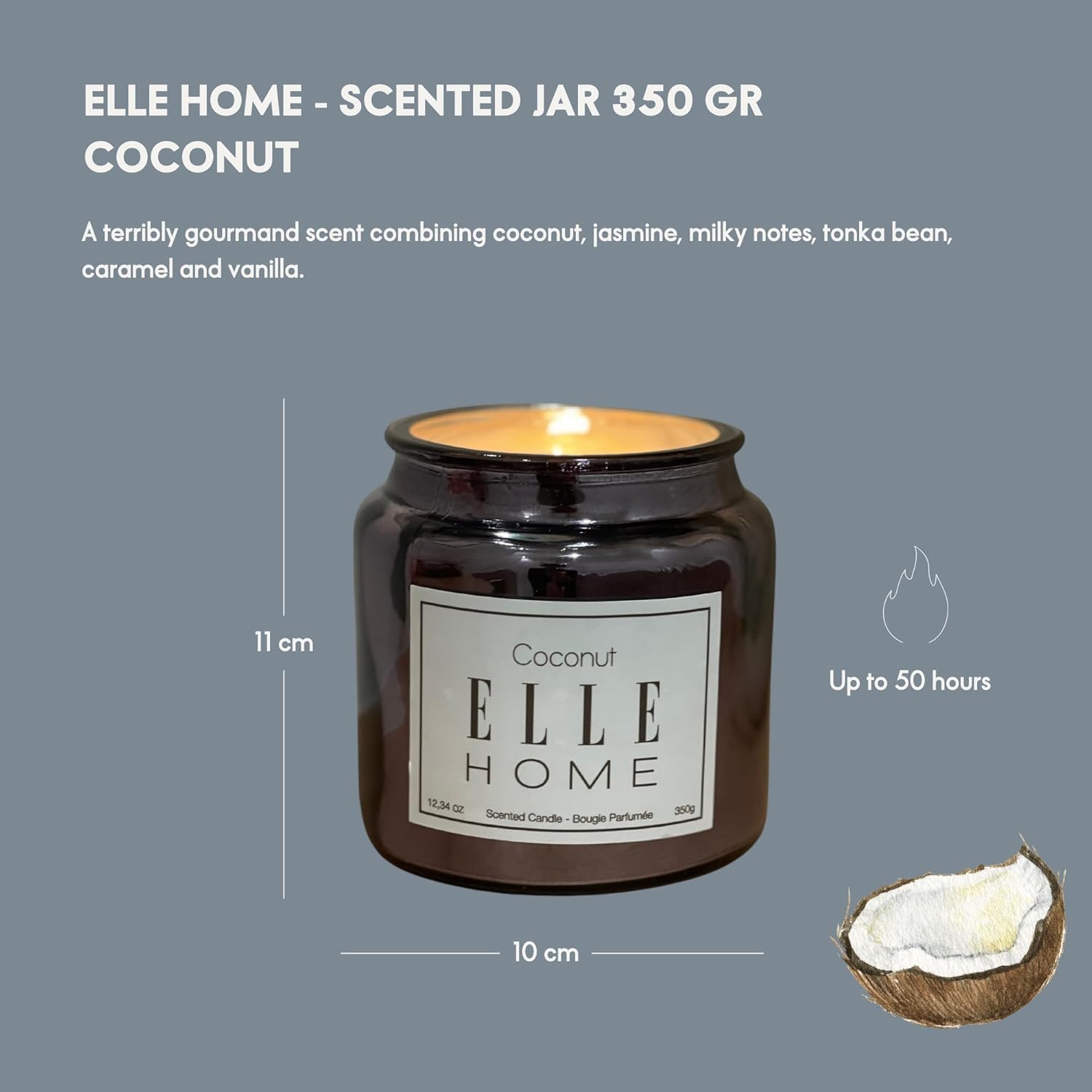 Bougie parfumée pour la détente : créez une ambiance chaleureuse et apaisante – Image 2