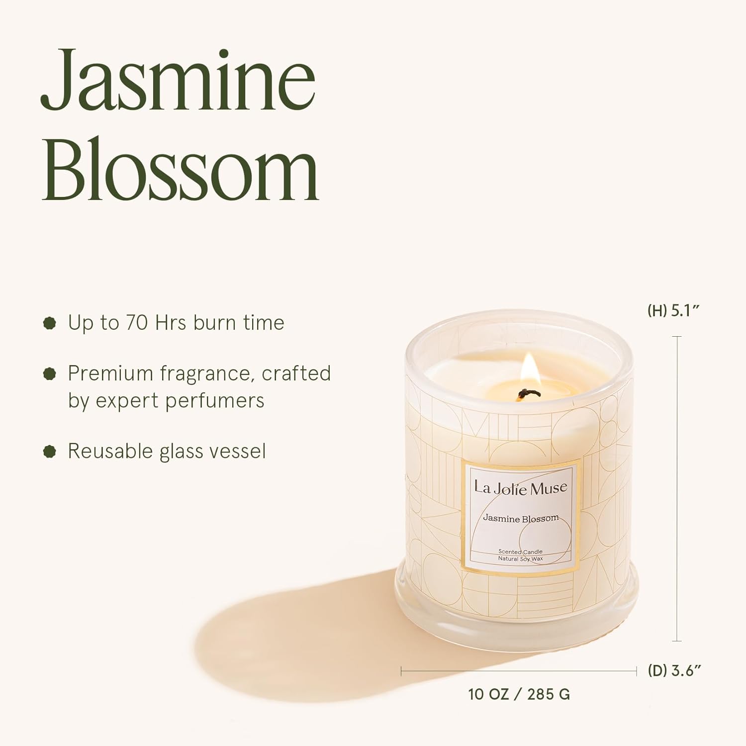 Bougie parfumée pour une décoration élégante et une ambiance chaleureuse – Image 5