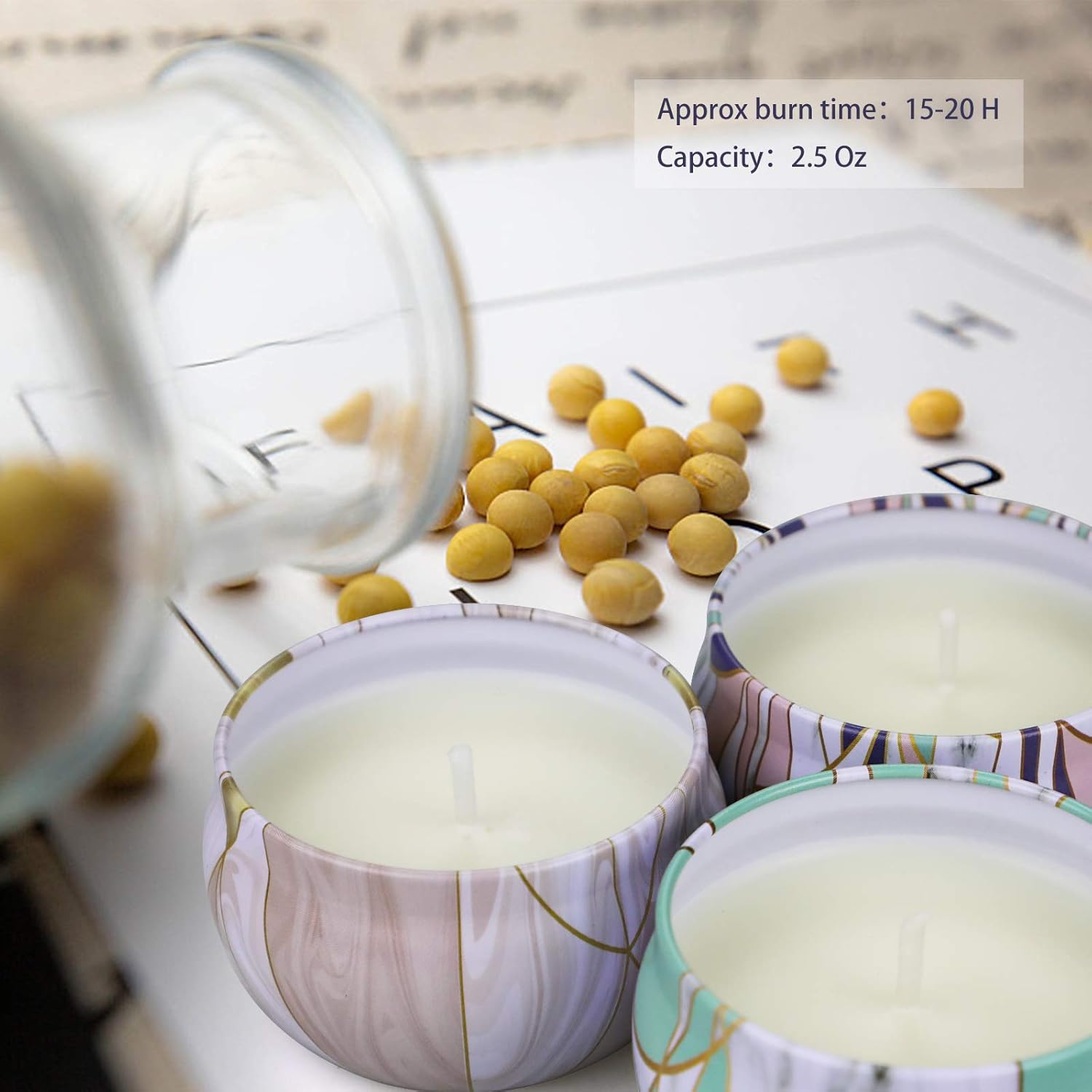 Bougie parfumée pour une décoration apaisante et une ambiance chaleureuse – Image 5
