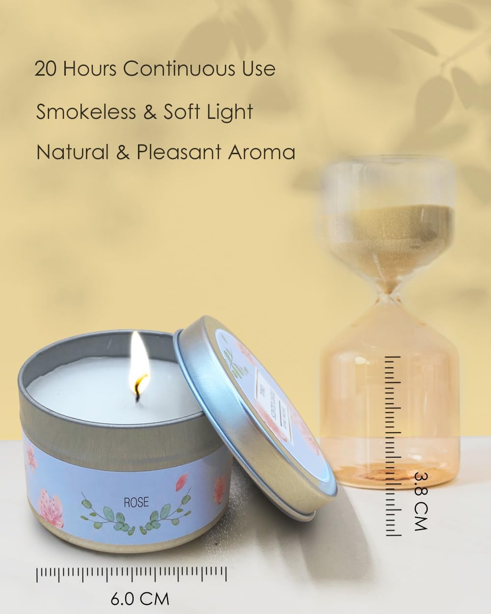 Bougie parfumée pour une décoration élégante : créez une ambiance chaleureuse et apaisante – Image 3