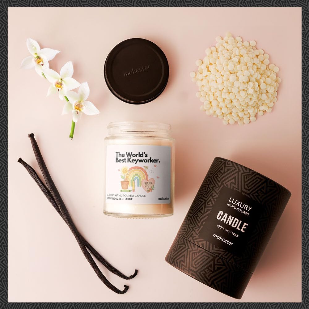 Bougie parfumée pour une décoration chaleureuse et une ambiance relaxante – Image 5