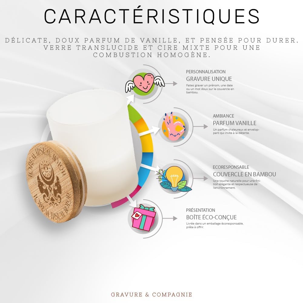 Bougie parfumée pour une décoration apaisante : créez une ambiance chaleureuse et relaxante – Image 4