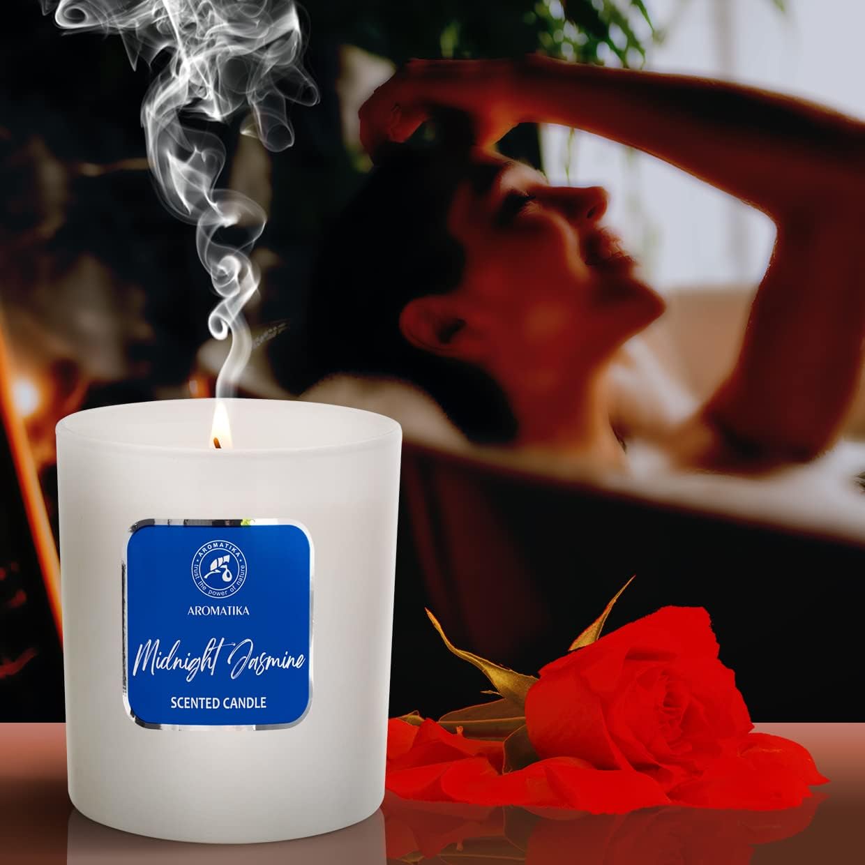 Bougie parfumée pour une décoration élégante, créant une ambiance chaleureuse – Image 8