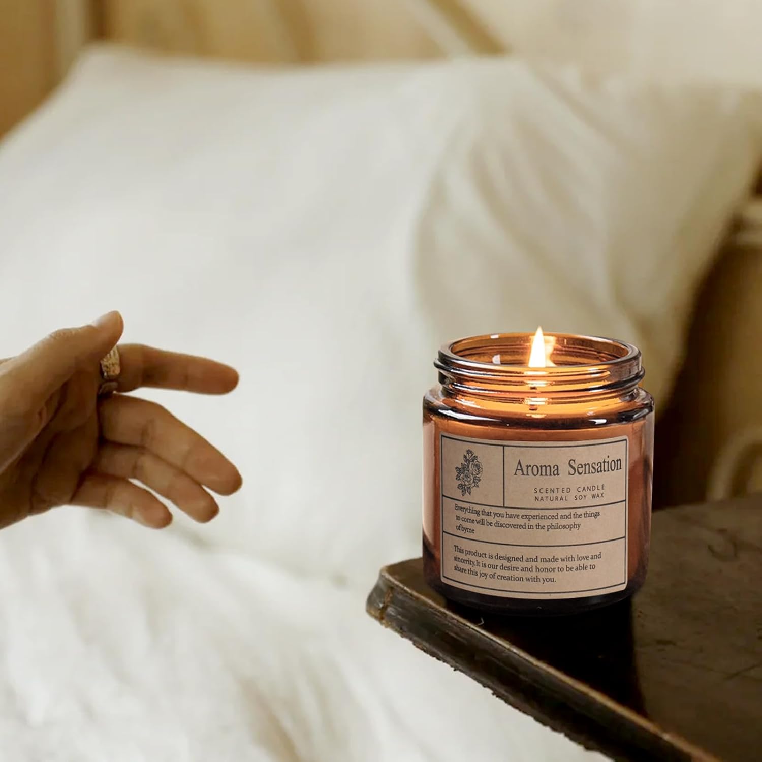 Bougie parfumée pour une ambiance chaleureuse et relaxante – Image 5