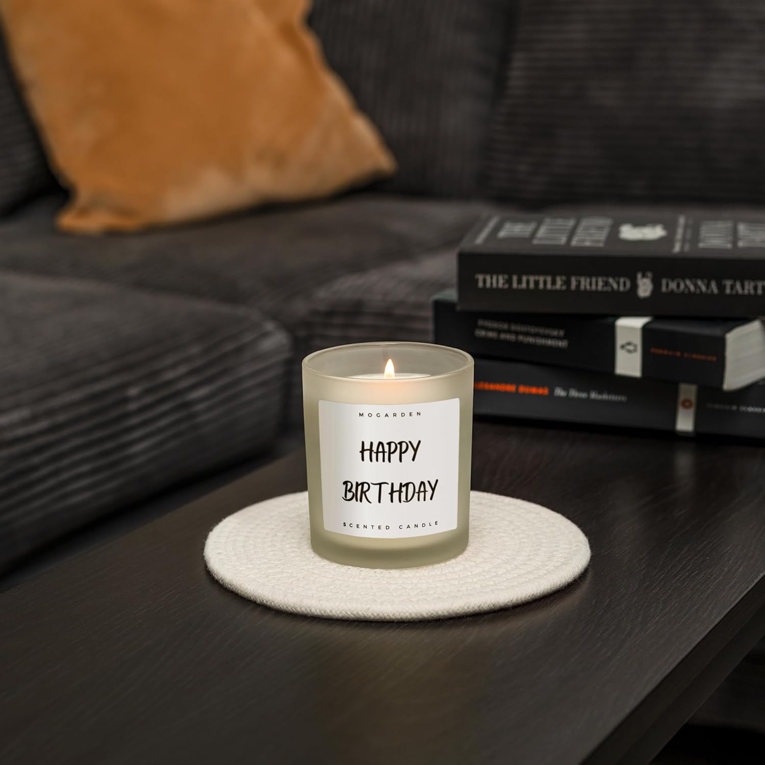Bougie parfumée pour une décoration élégante, offrant une ambiance chaleureuse – Image 5