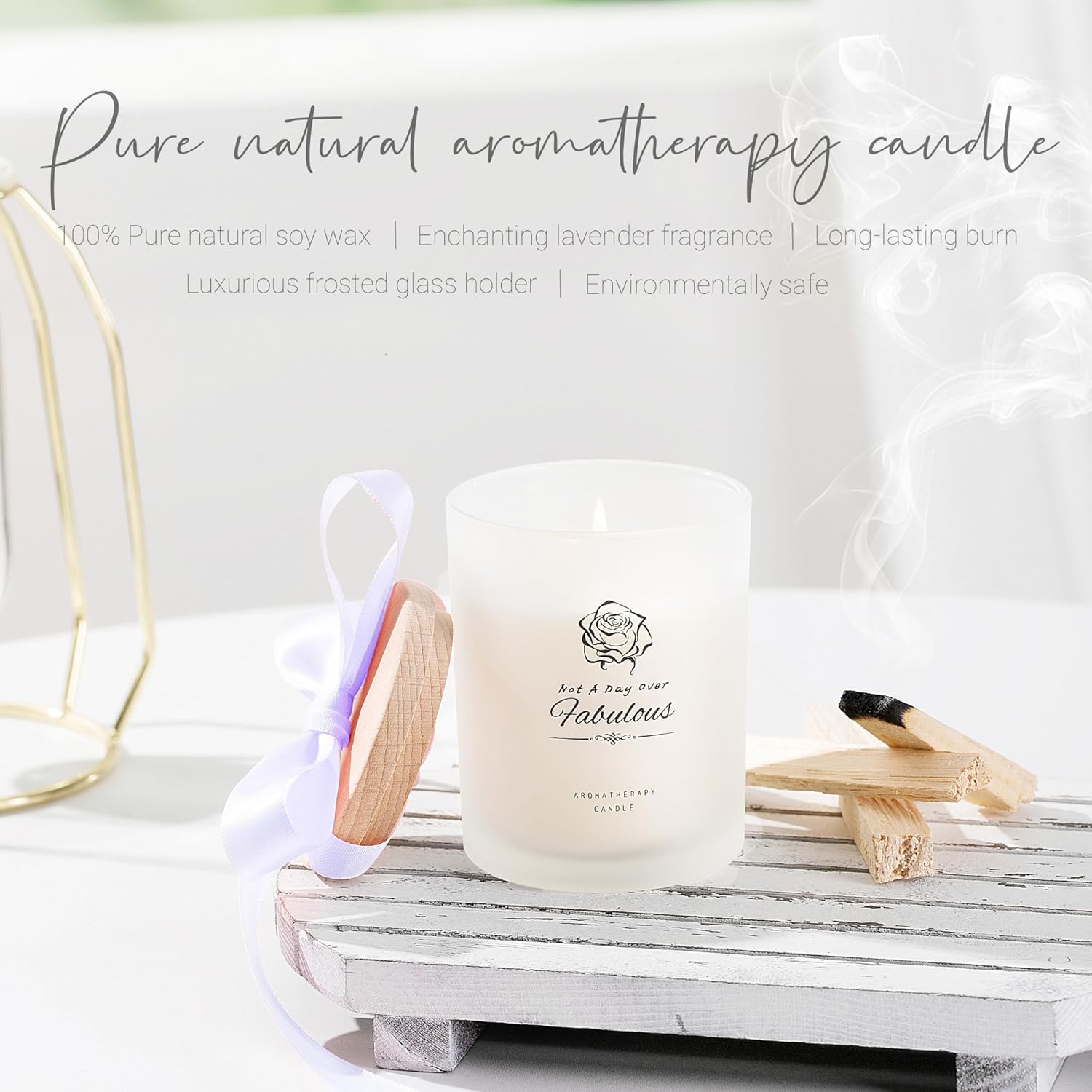 Bougie parfumée pour une décoration élégante - Créez une ambiance chaleureuse – Image 3