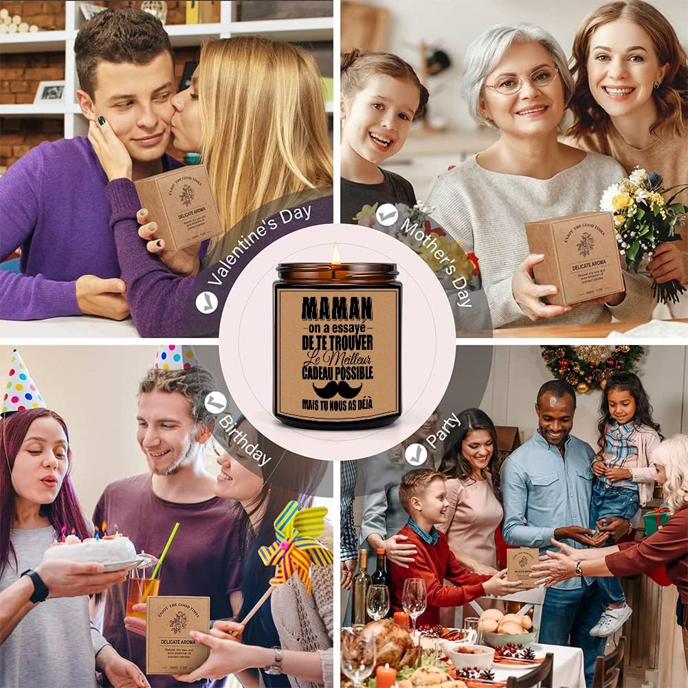 Bougie parfumée pour une décoration élégante, créant une ambiance chaleureuse – Image 8