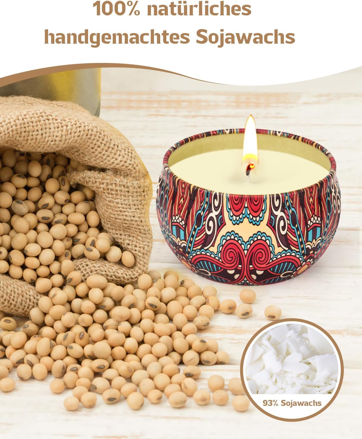 Bougie parfumée pour une décoration élégante : créez une ambiance chaleureuse – Image 3