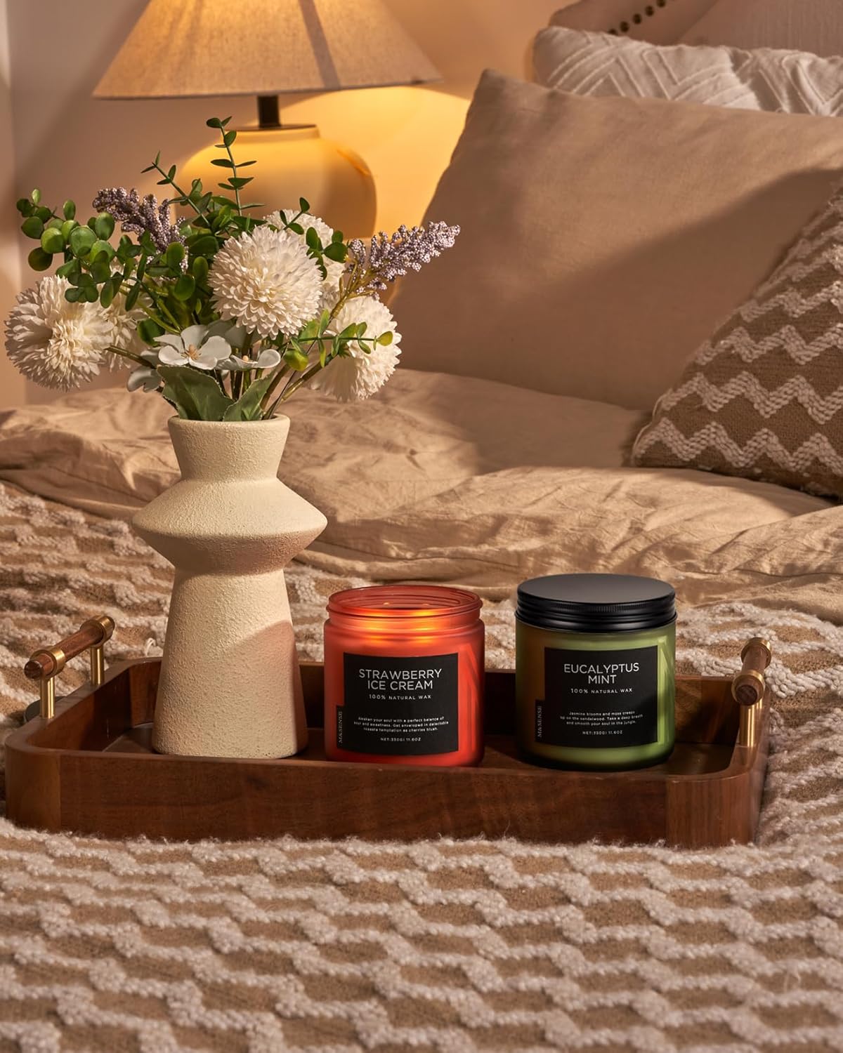 Bougie parfumée pour la détente : créez une ambiance chaleureuse et apaisante – Image 7