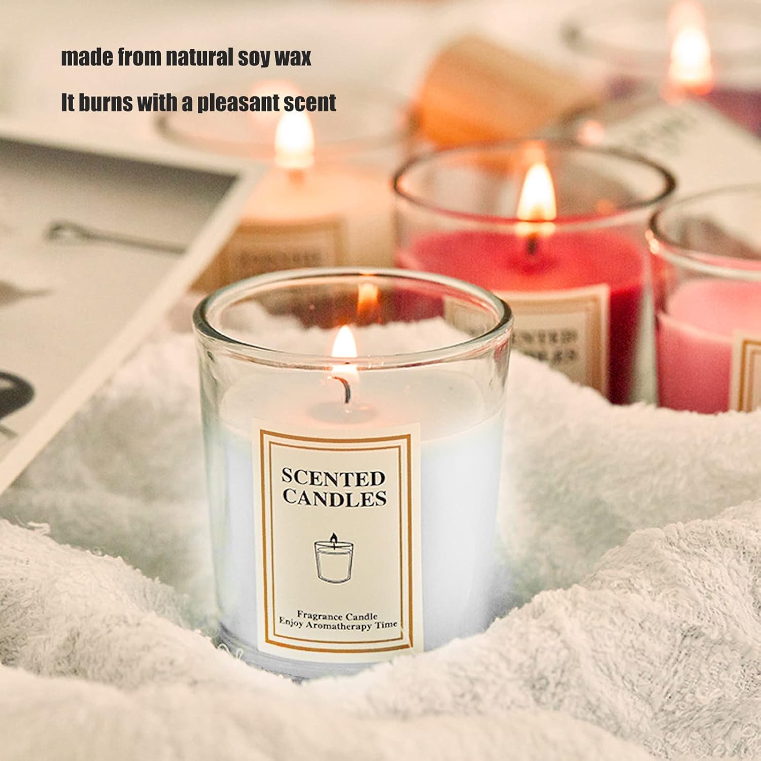 Bougie parfumée pour une décoration élégante : créez une ambiance chaleureuse et apaisante – Image 4