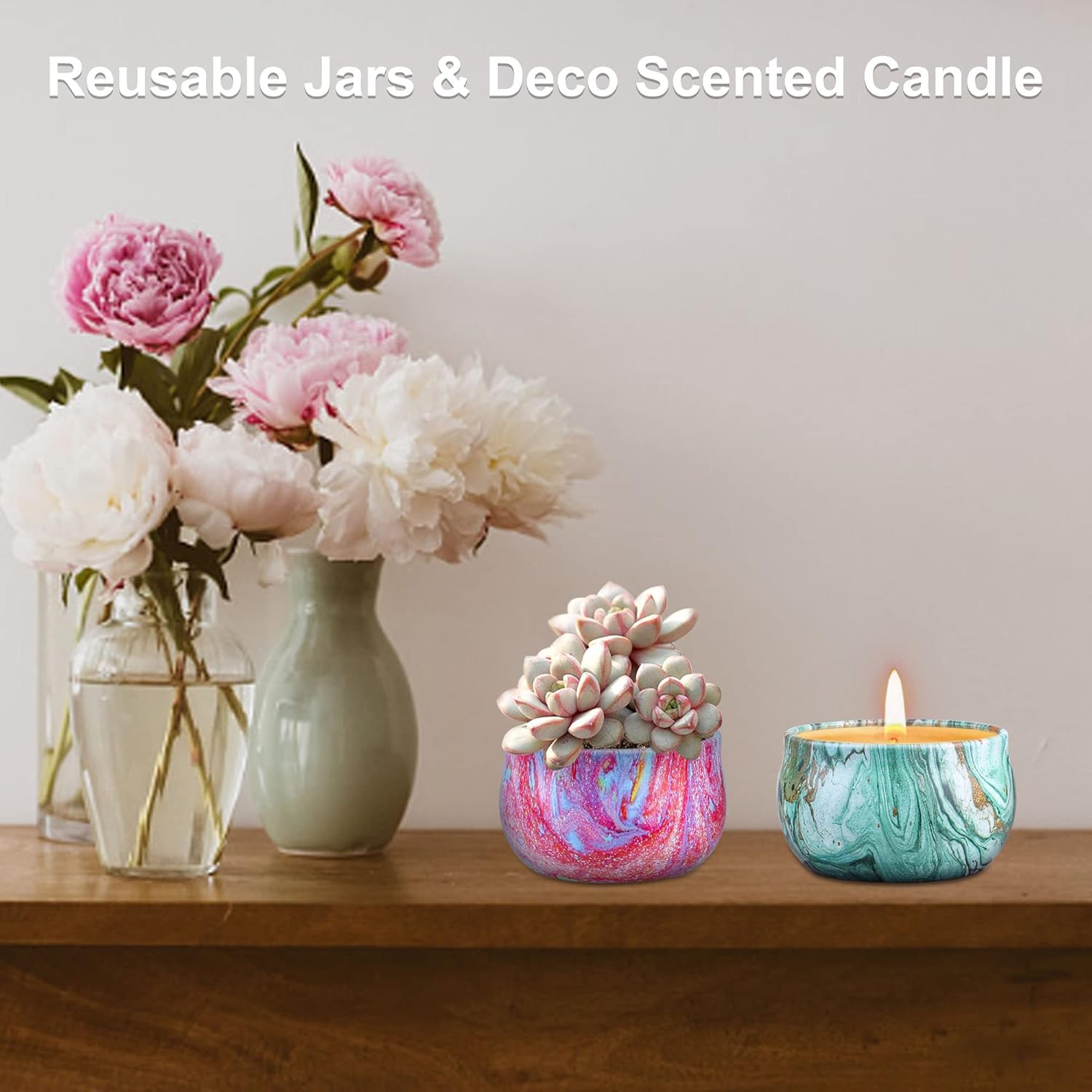 Bougie parfumée pour une ambiance chaleureuse en toute occasion
Idéale pour la décoration et la détente à la maison – Image 5