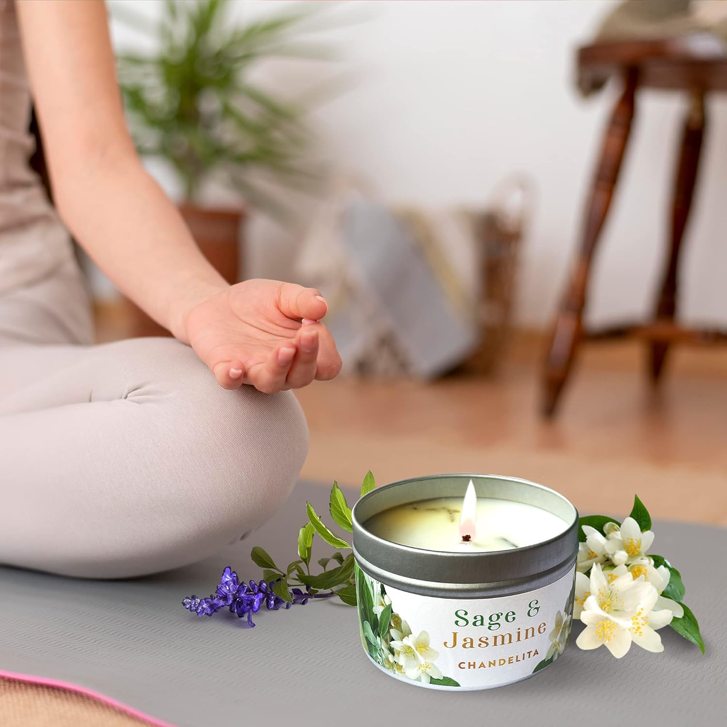 Bougie parfumée pour une décoration apaisante et une ambiance chaleureuse – Image 6