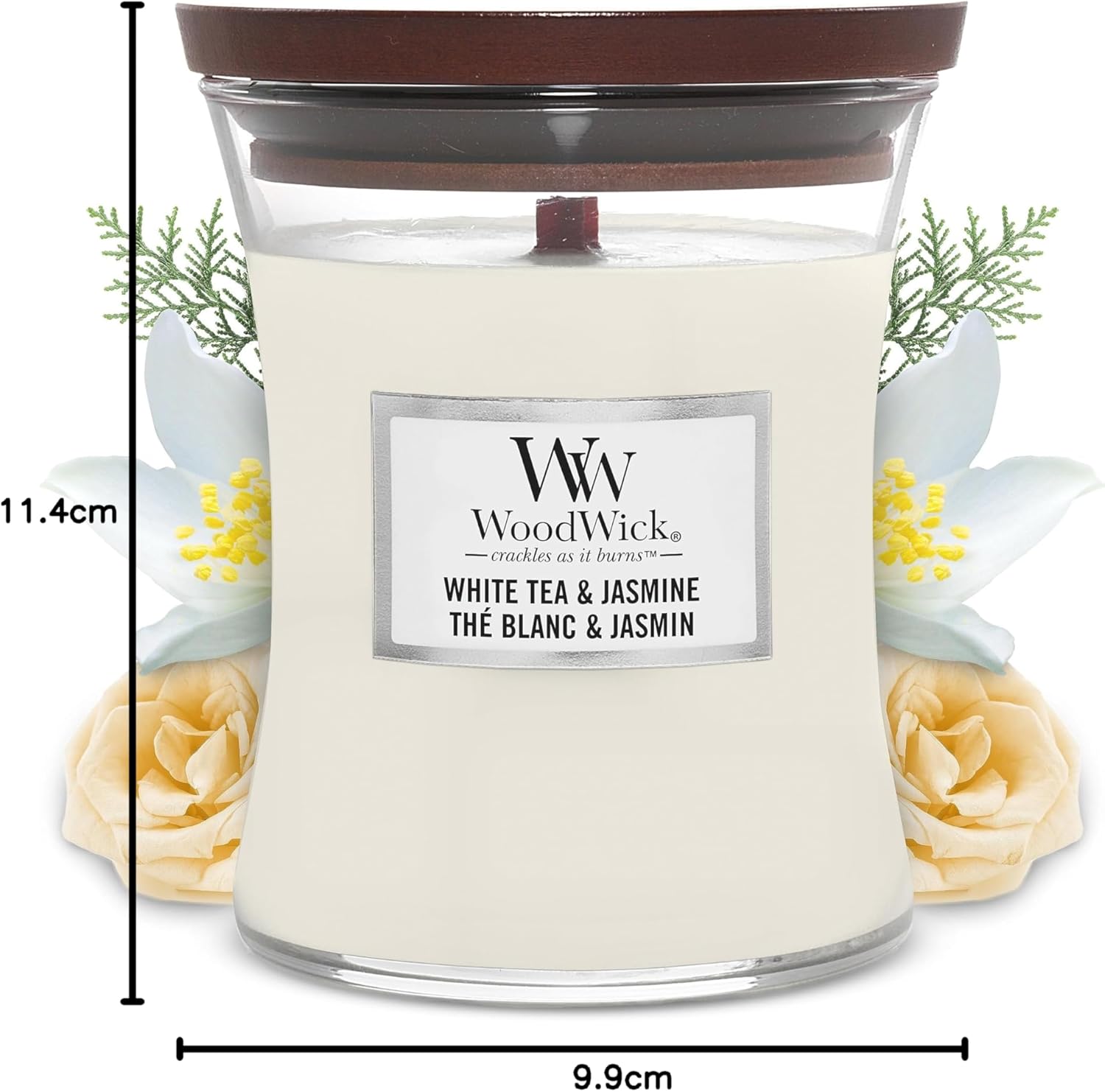 Bougie parfumée pour une décoration élégante, créant une ambiance chaleureuse – Image 9