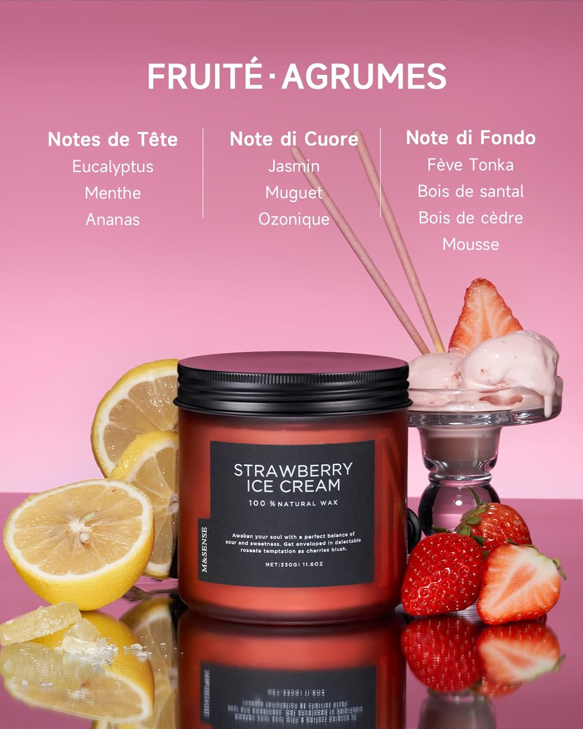 Bougie parfumée pour la détente : créez une ambiance chaleureuse et apaisante – Image 2